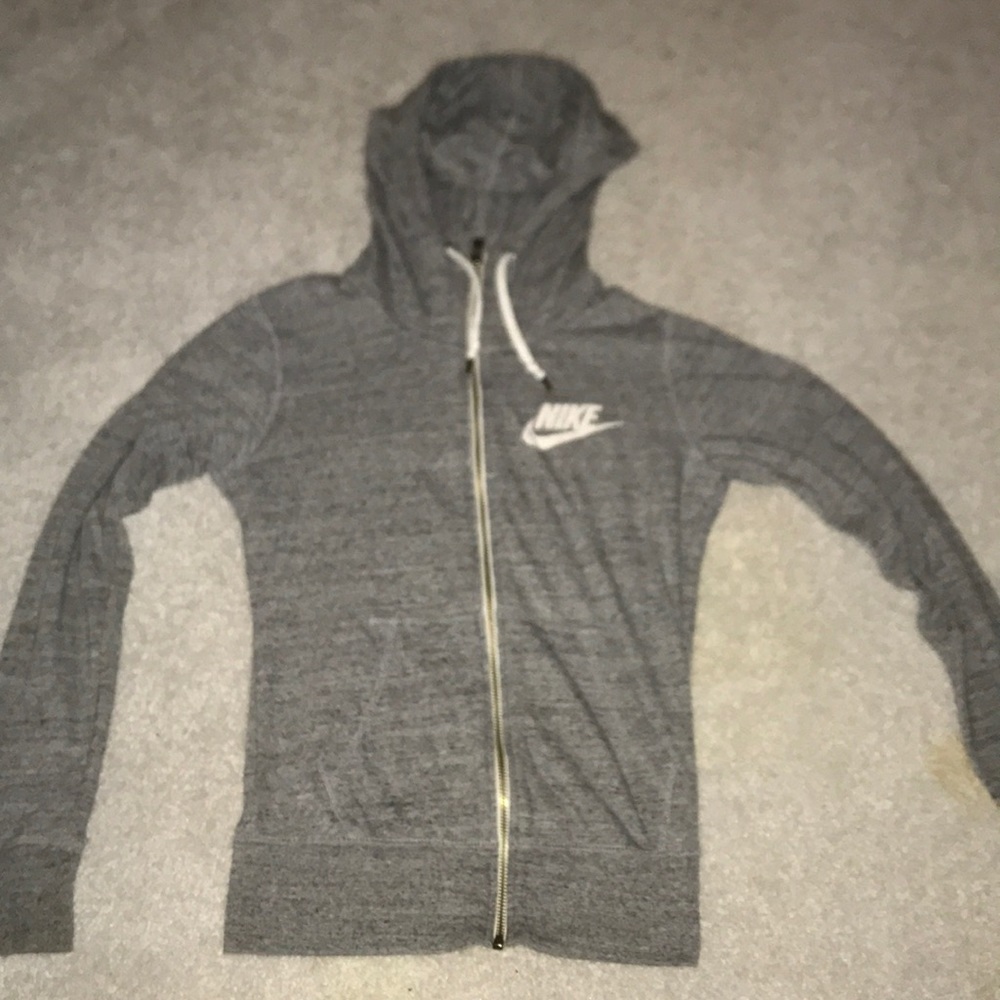 grey nike jacket kids